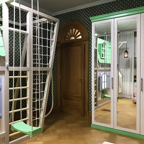 Кровать домик со шкафом