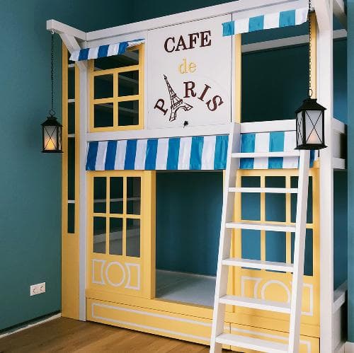Кроватка-домик Парижское кафе